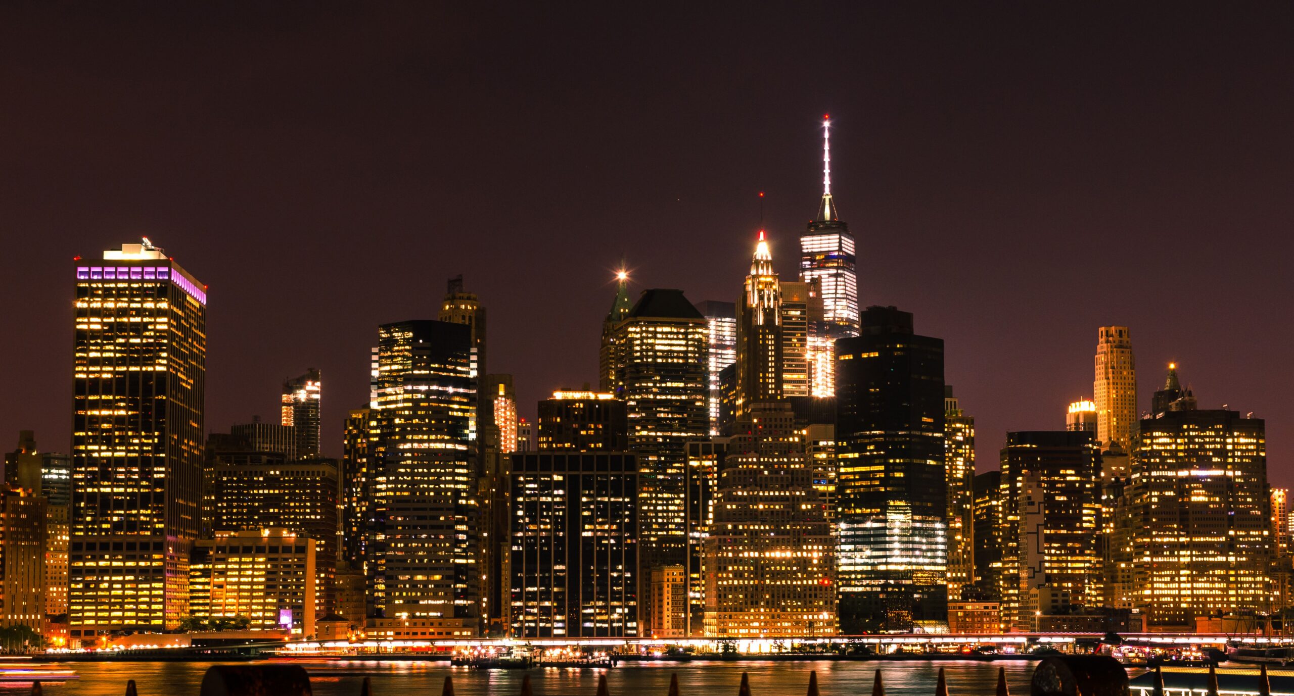 New York Night Tour: Open Top Bus Tour
