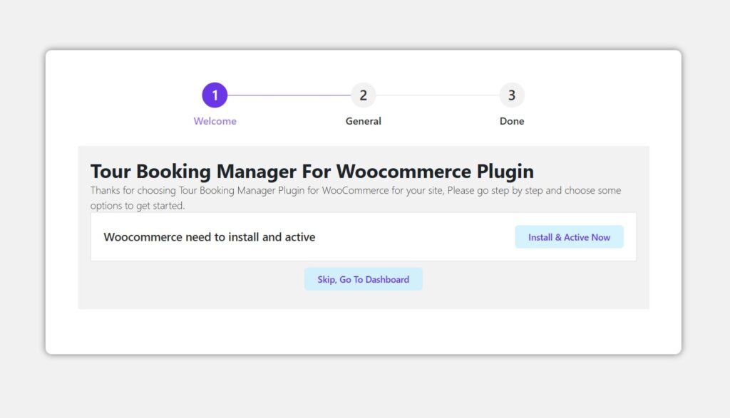 install WooCommerce WpTravelly
